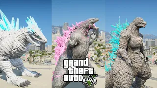 Godzilla, Godzilla Minus, Titanus Shimo Showcase GTA V Mods