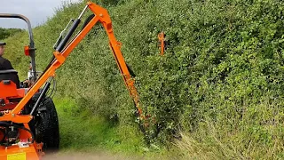 Side Cut with Farm Master HFSC1600 Compact Tractor Hedge Cutter For Sale