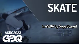 Skate by SupaScared in 45:04 - Awesome Games Done Quick 2023