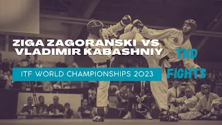 Ziga Zagoranski vs Vladimir Kabashniy | Sparring -63 kg ITF World Championships 2023 Tampere-Finland