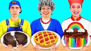Me vs Grandma Cooking Challenge | Tasty Kitchen Recipes by PaRaRa Challenge