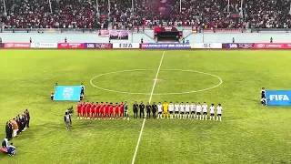 National Anthem of Nepal in FIFA World Cup 2026 Qualifiers Nepal 🇳🇵 vs Laos 🇱🇦