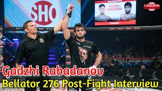 Bellator 276: Gadzhi Rabadanov speaks on the impact Abdulmanap Nurmagomedov had on his life