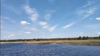 Живописная природа и река Боковенька. Христофоровка, Днепропетровская область. Апрель 2024.