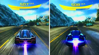 ULTIMATE VS CONTROL KING  ! | Asphalt 8 Koenigsegg Agera RS vs McLaren Senna Gameplay Update 60