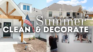 SUMMER DECORATE WITH ME 2021 | DECORATING FOR SUMMER | SUMMER CLEAN WITH ME