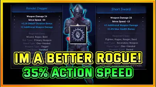 I'm a Rogue But Better... 35% Action Speed Dagger Fighter | Dark and Darker