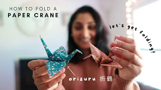 How to fold a paper crane » Let's Origami!
