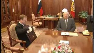 Сергей Степашин в кабинете президента Бориса Ельцина (1999)
