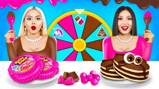 ¡Desafío Comida Chocolate VS Chicle! | Dulce Batalla Grande, Mediana y Pequeña por RATATA BRILLIANT