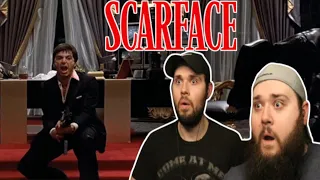 SCARFACE (1983) TWIN BROTHERS FIRST TIME WATCHING MOVIE REACTION!