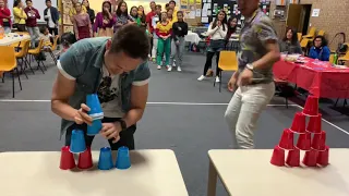 The Pyramid Cup Game