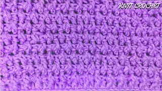 VERY EASY How to Crochet Rice Stitch | One Row Repeat