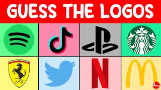 Guess The Logo in 3 Seconds | 25 Famous Logos | Logo Quiz