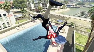 GTA V - Ragdolls And Fails Compilation V.40 ( Spider-Man / Parkour fails at the pool )
