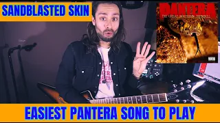 EASIEST PANTERA SONG ON GUITAR (Part II) | SANDBLASTED SKIN (on 6 & 7 string) / tunings and tricks