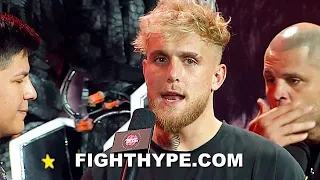 JAKE PAUL REACTS TO BEN ASKREN "BEER BELLY" WEIGH-IN & FINAL FACE OFF: "TIME TO LET THE FISTS FLY"