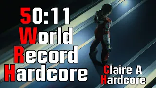 [Old Former WR] Claire A Hardcore 50:11 Resident Evil 2 Remake | 120FPS