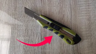 How to properly change the blade on a utility knife