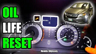 2014 Honda Odyssey Oil Life Reset | 2010 to 2017