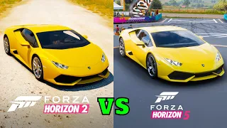 Lamborghini Huracán LP 610-4 eight years later | Forza Horizon 2 VS Forza Horizon 5 | 4K | XSX🎮