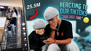Reacting To Our Tiktoks For The LAST TIME! **IM LOSING MY ACCOUNT:(**