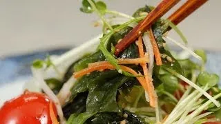 Seaweed Salad with Japanese-style Dressing Recipe (Nutritious Wakame Salad) | Cooking with Dog