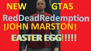 GTA5 NEW Easter Egg!John Marston/Red Dead Redemption!!!