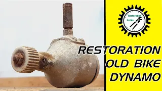 restoration old bike dynamo made in ukraine