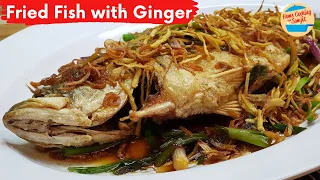 Yummy Crispy Fried Fish with Ginger and Soy Sauce in 15 Mins