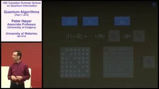 Peter Høyer - Quantum Algorithms (Part 1) - CSSQI 2012