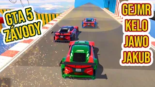 STUNT RACES! Kdo z nás to vyhraje? [GTA 5 - GEJMR]