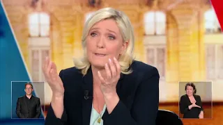 Débat 2022 : Le Pen attaque le bilan de Macron, "Mozart de la finance"