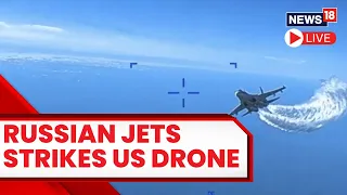 US Drone Hit By Russian Jet | Russian Jet Intercepts American Plane | US Drone | English News Live