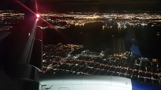 Flying over NEW YORK CITY.  And LANDING IN LA GUARDIA airport... with some flight explanations