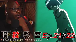 SEASON 1 FINALE! | Assassination Classroom Episodes 21 & 22 Live Reaction!