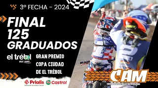 FINAL COMPLETA - 125cc Graduados - 3a Fecha - El Trébol 2024