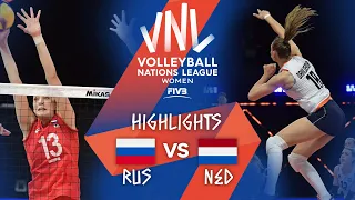 RUS vs. NED - Highlights Week 1 | Women's VNL 2021
