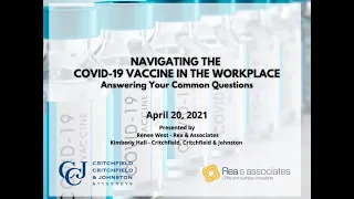 [ON-DEMAND WEBINAR] COVID Vaccine & HIPAA: Can Employers Require Staff To Receive COVID-19 Vaccine?