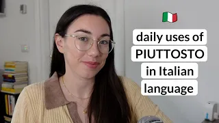 How to use Italian word "Piuttosto" in daily conversation (Sub)