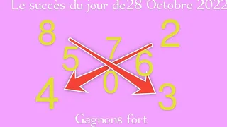 LA CROIX DU JOUR DE 28 OCTOBRE 2022 DE LOTTO ET LES PIONS FORT POUR TOUT PAYS