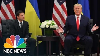 'Nobody Pushed Me': President Of Ukraine Denies Being Pressured By President Donald Trump | NBC News