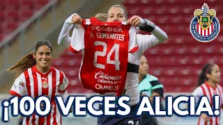 ¡GOL 100 EN LIGA DE ALICIA CERVANTES! | Chivas Femenil 3-0 Pumas | Jornada 1 | Clausura 2023