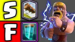 Clash Royale SPELL Tier List...