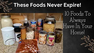 10 Foods That Never Expire To   Stockpile Now! #prepper  #foodstorage #shtf #survival