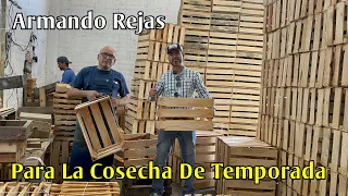 Armando Rejas De Madera Manualmente, Para Satisfacer La Demanda Del Campo Zacatecano.👍🙏🤠