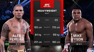 Alex Pereira vs. Mike Tyson - Openweight (Simulation on PS5 | UFC 5)