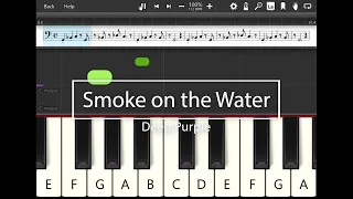 Piano Playalong - Smoke On the Water by Deep Purple