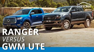 Ford Ranger v GWM Ute 2021 Comparison Test @carsales.com.au