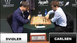 Magnus Carlsen vs Peter Svidler • World Blitz Championship, 2010